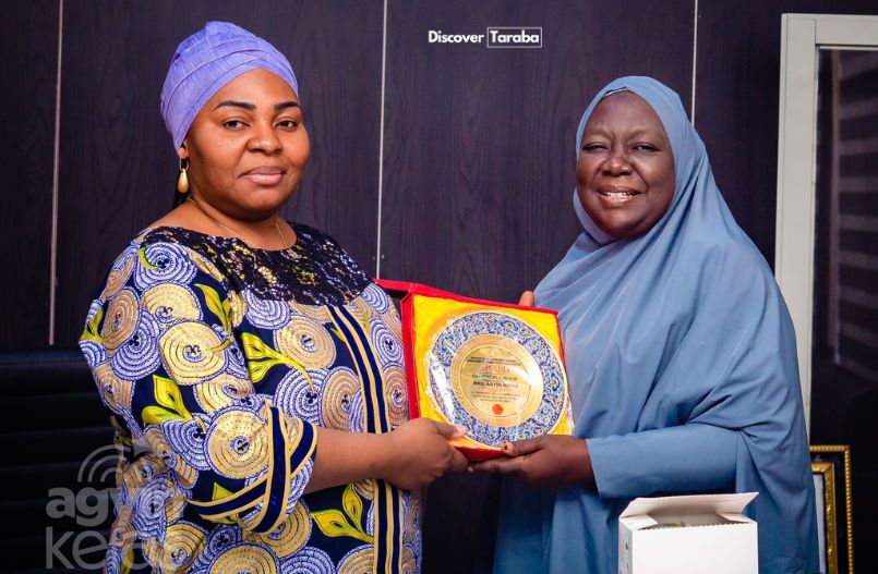 Her Excellency Mrs. Agyin Kefas Receives Delegation from ALGCN, Taraba State Chapter